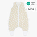 Musselin Schlafsack mit Füßen 0.5 TOG | Floral Sand