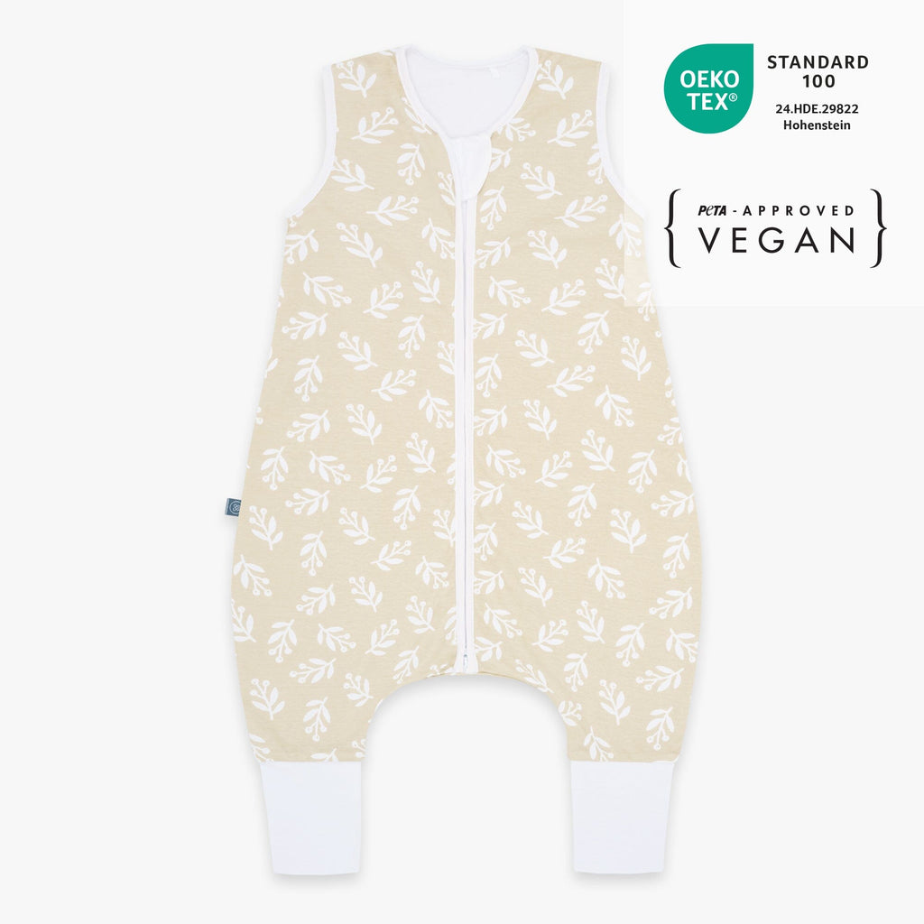 Schlafsack mit Füßen 1.0 TOG | Floral Sand