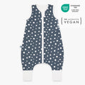 Schlafsack mit Füßen 2.5 TOG | Punkte Blau