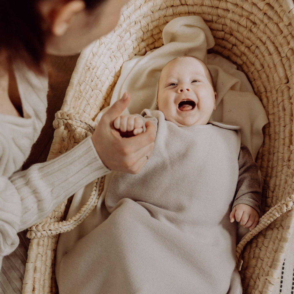 Babyschlafsack aus Merinowolle 1.0 TOG | Essential Beige