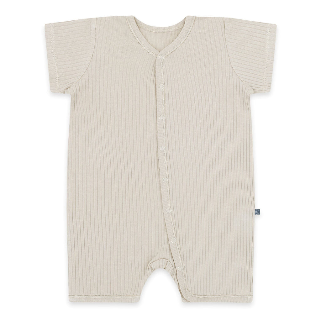 Schlafanzug kurz 1-teilig | Essential Beige