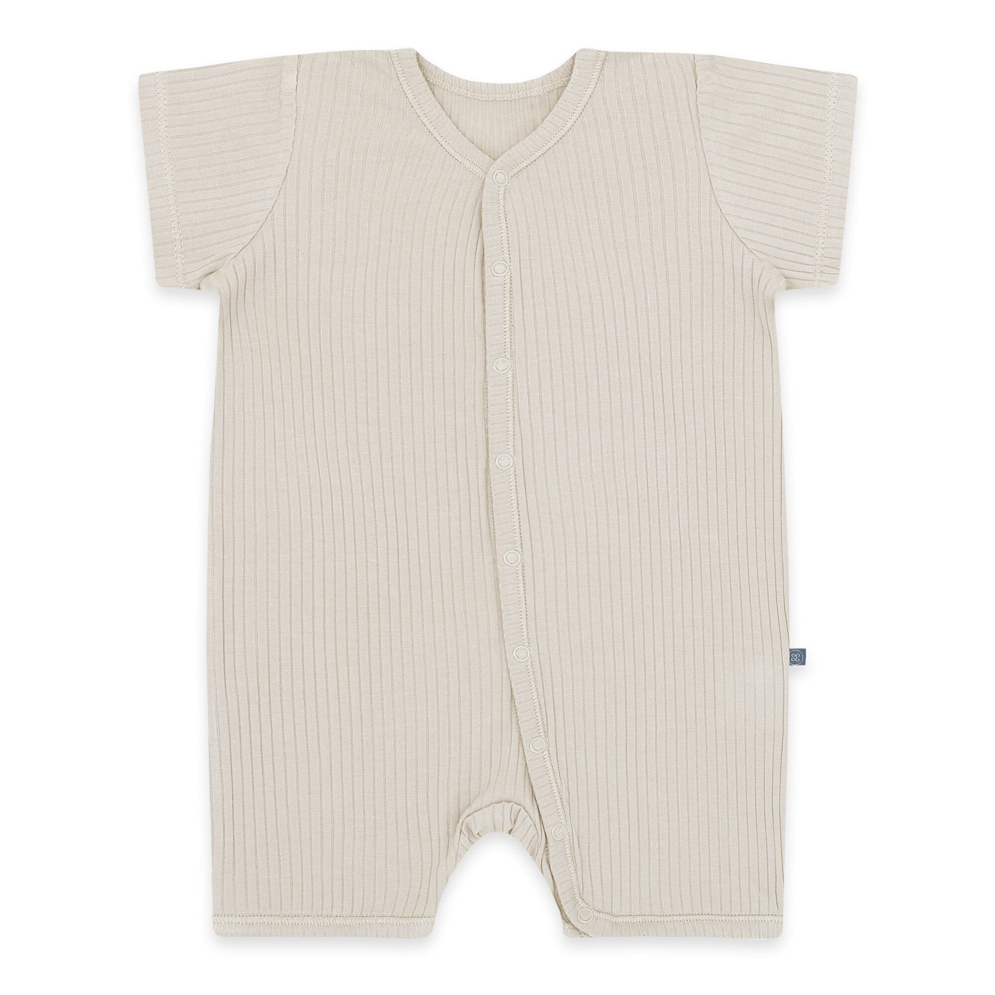 Schlafanzug kurz 1-teilig | Essential Beige