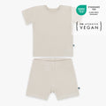 Schlafanzug kurz 2-teilig | Essential Beige