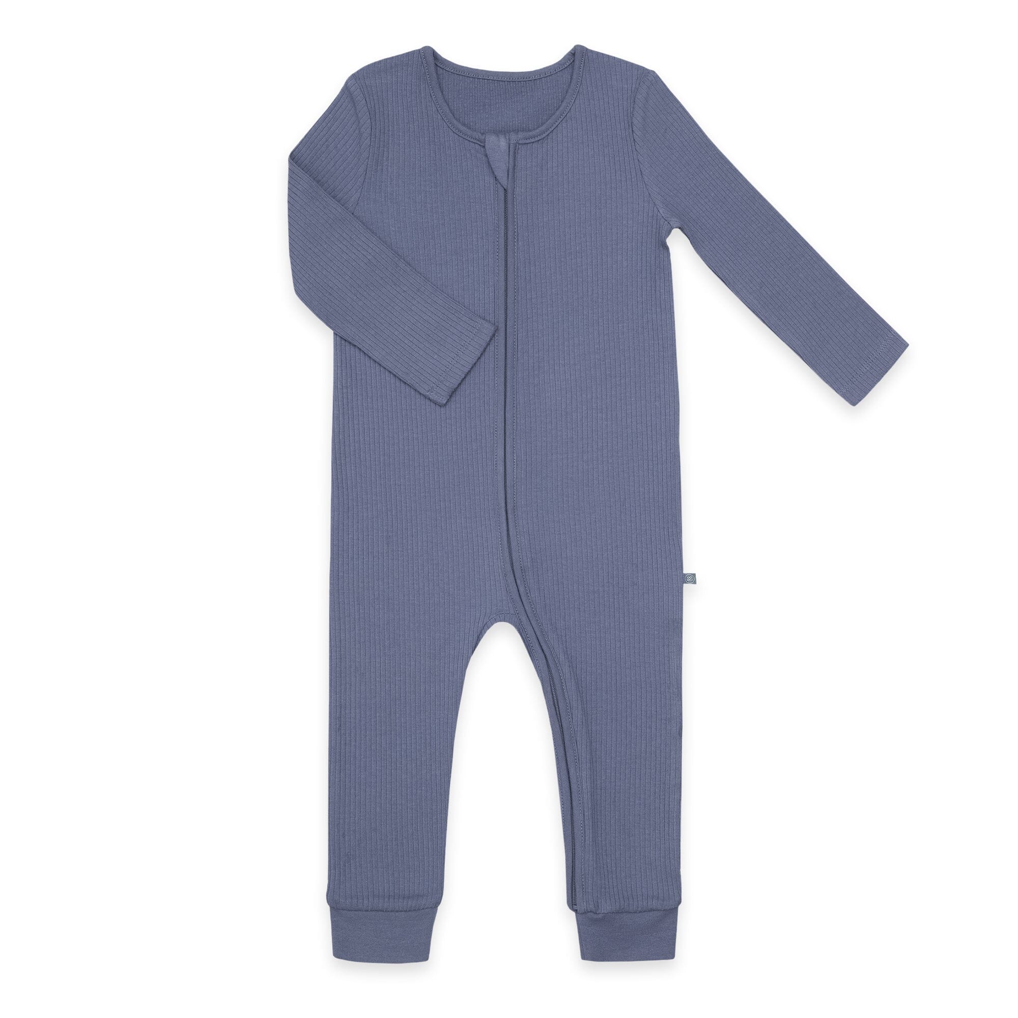 Schlafanzug mit Bündchen | Essential Blau