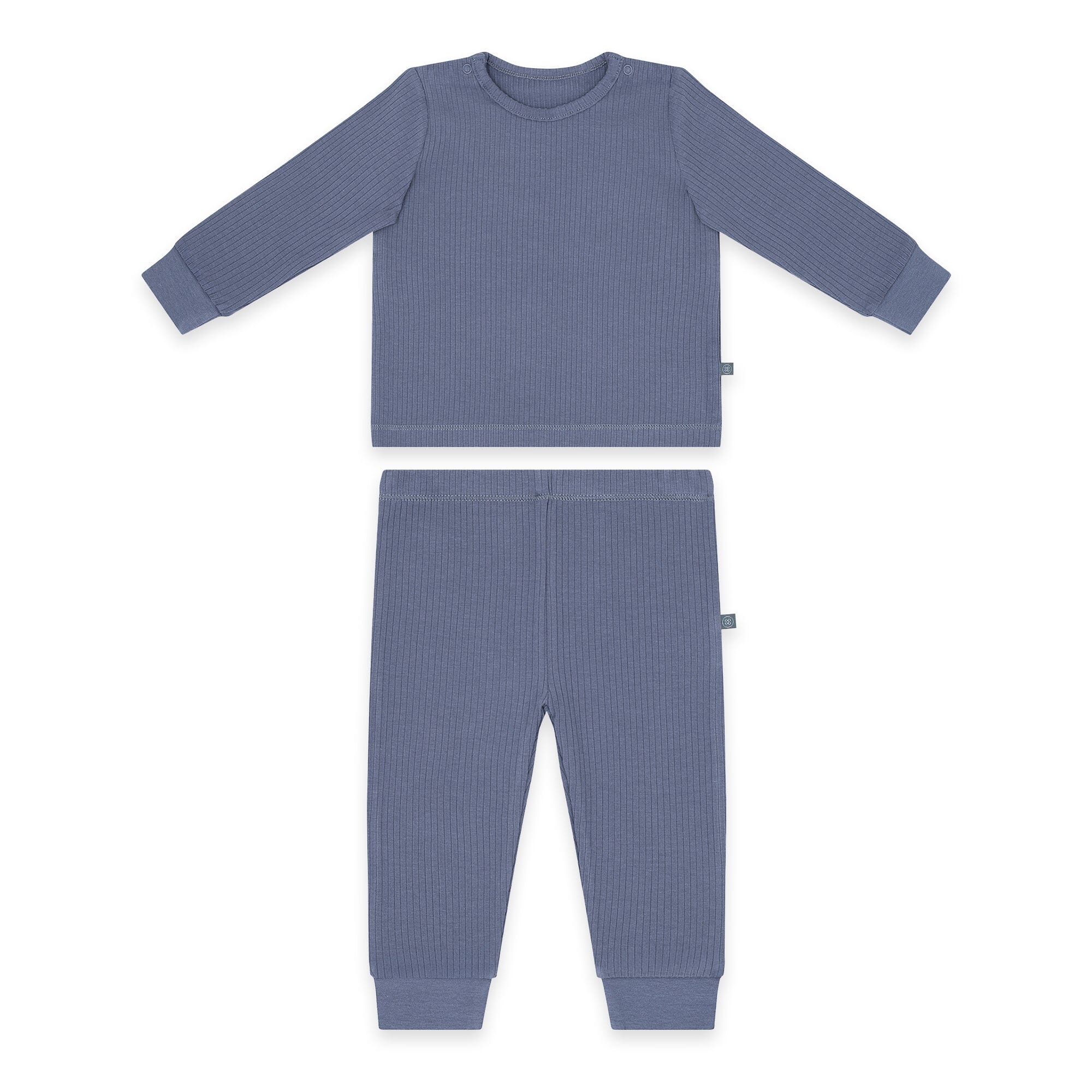 Schlafanzug lang 2-teilig | Essential Blau