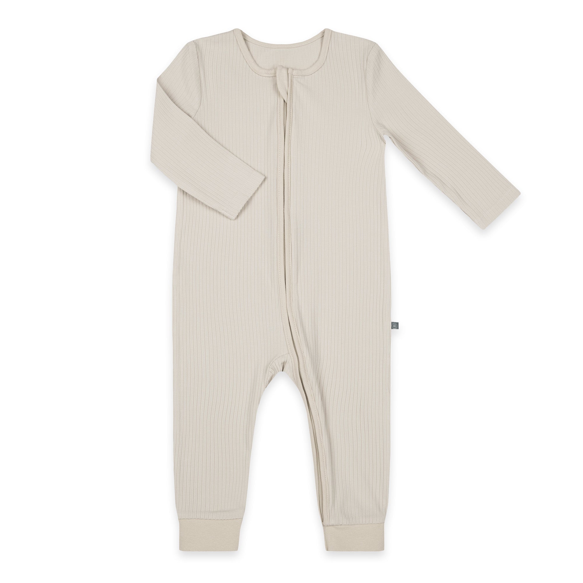 Schlafanzug mit Bündchen | Essential Beige