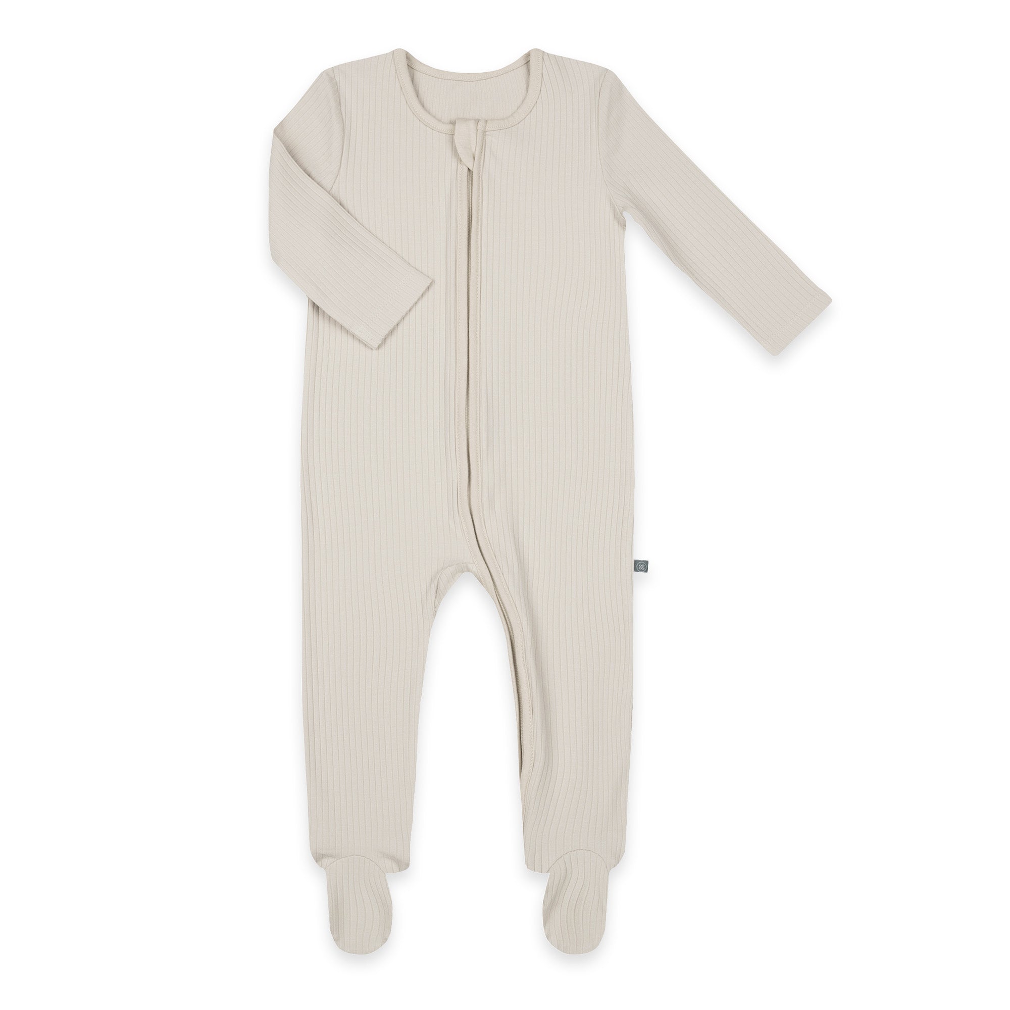 Schlafanzug mit Füßen | Essential Beige