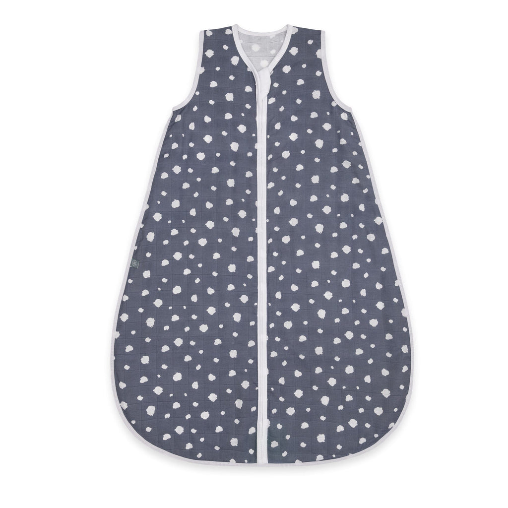 Musselin Schlafsack 0.5 TOG | Punkte Blau