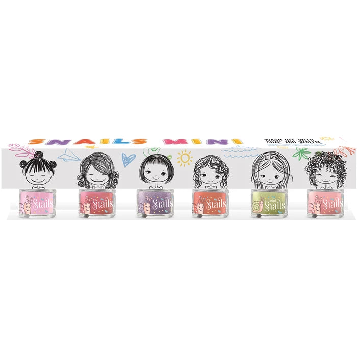 6er Geschenkset Kinder Nagellack Mini