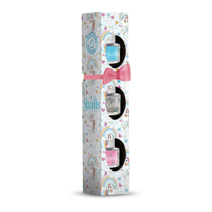 3er Geschenkset Kinder Nagellack Mini Regenbogenland