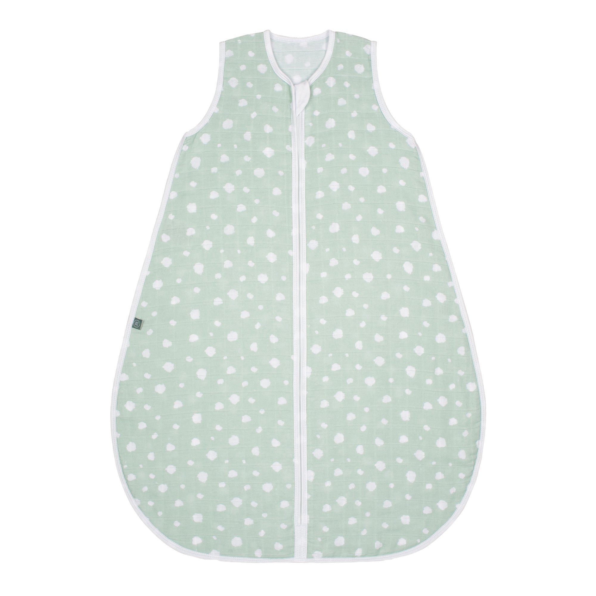 Musselin Schlafsack 0.5 TOG | Punkte Mint