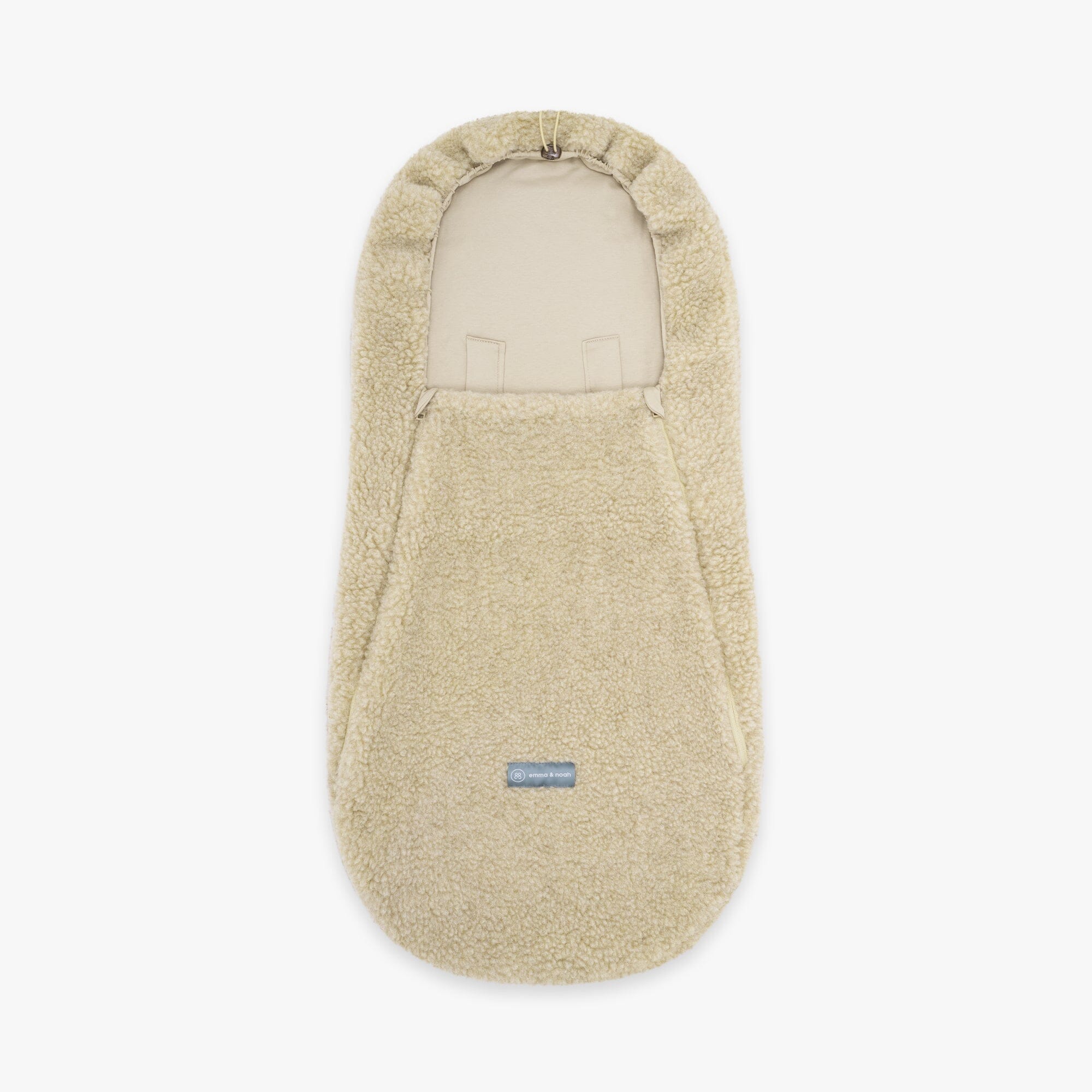 Fußsack aus Merinowolle | Essential Beige