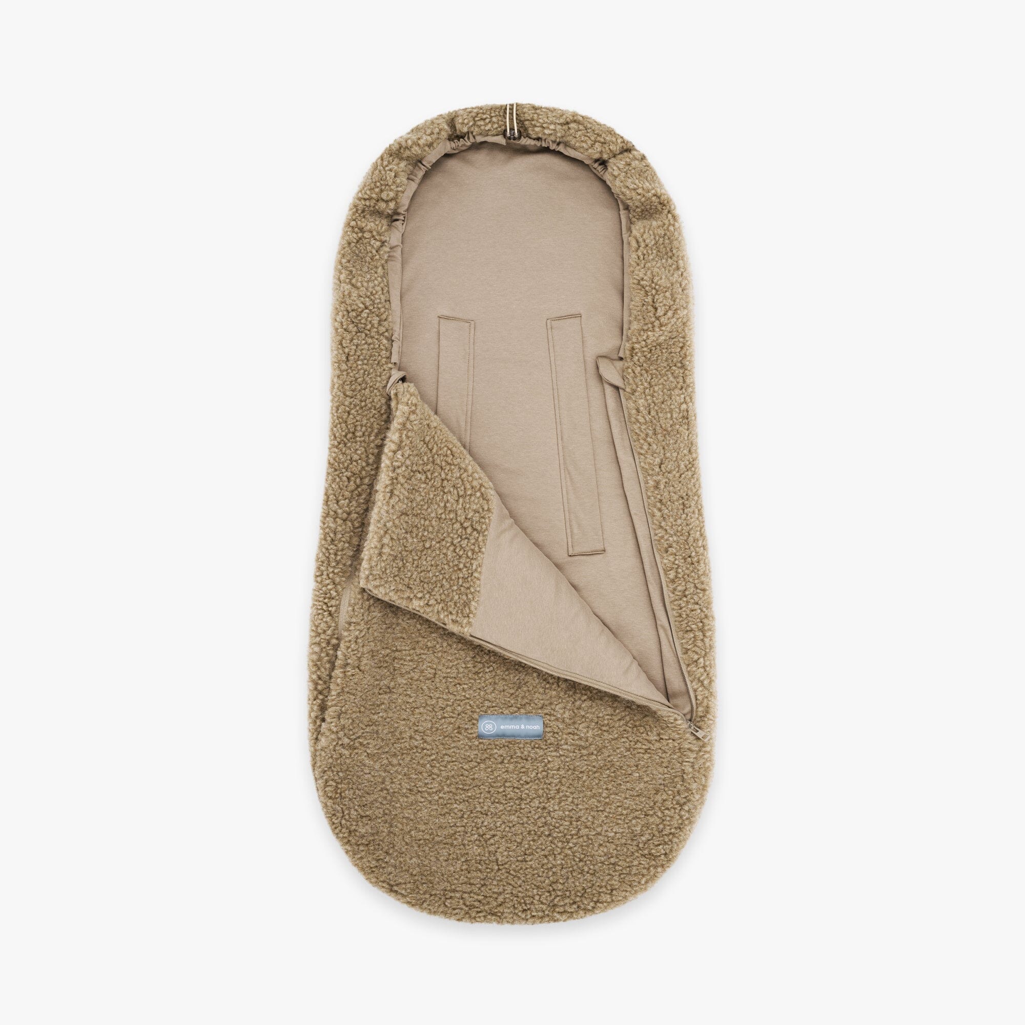 Fußsack aus Merinowolle | Essential Taupe