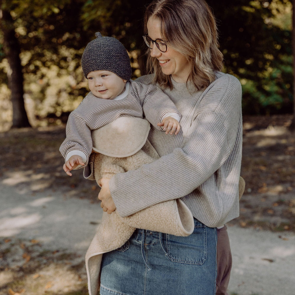Babydecke aus Merinowolle | Essential Beige