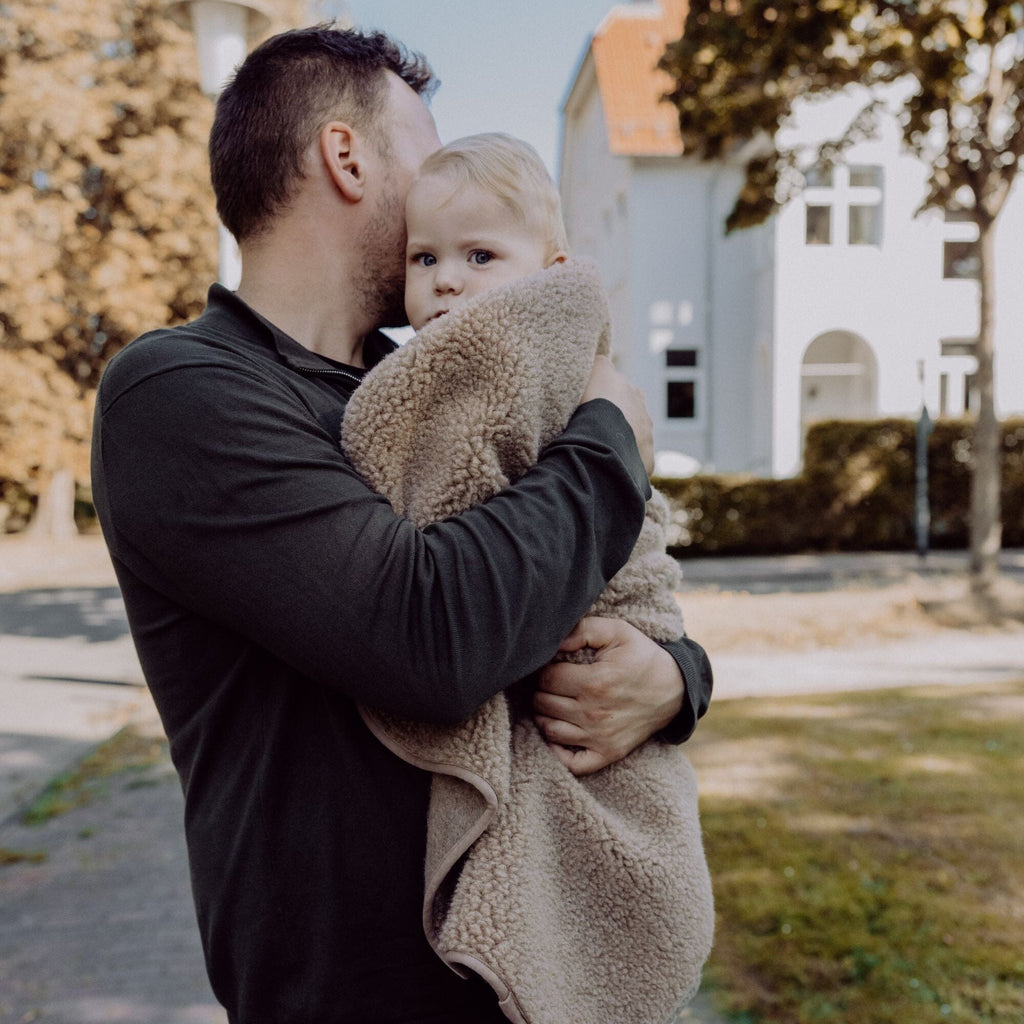 Babydecke aus Merinowolle | Essential Taupe