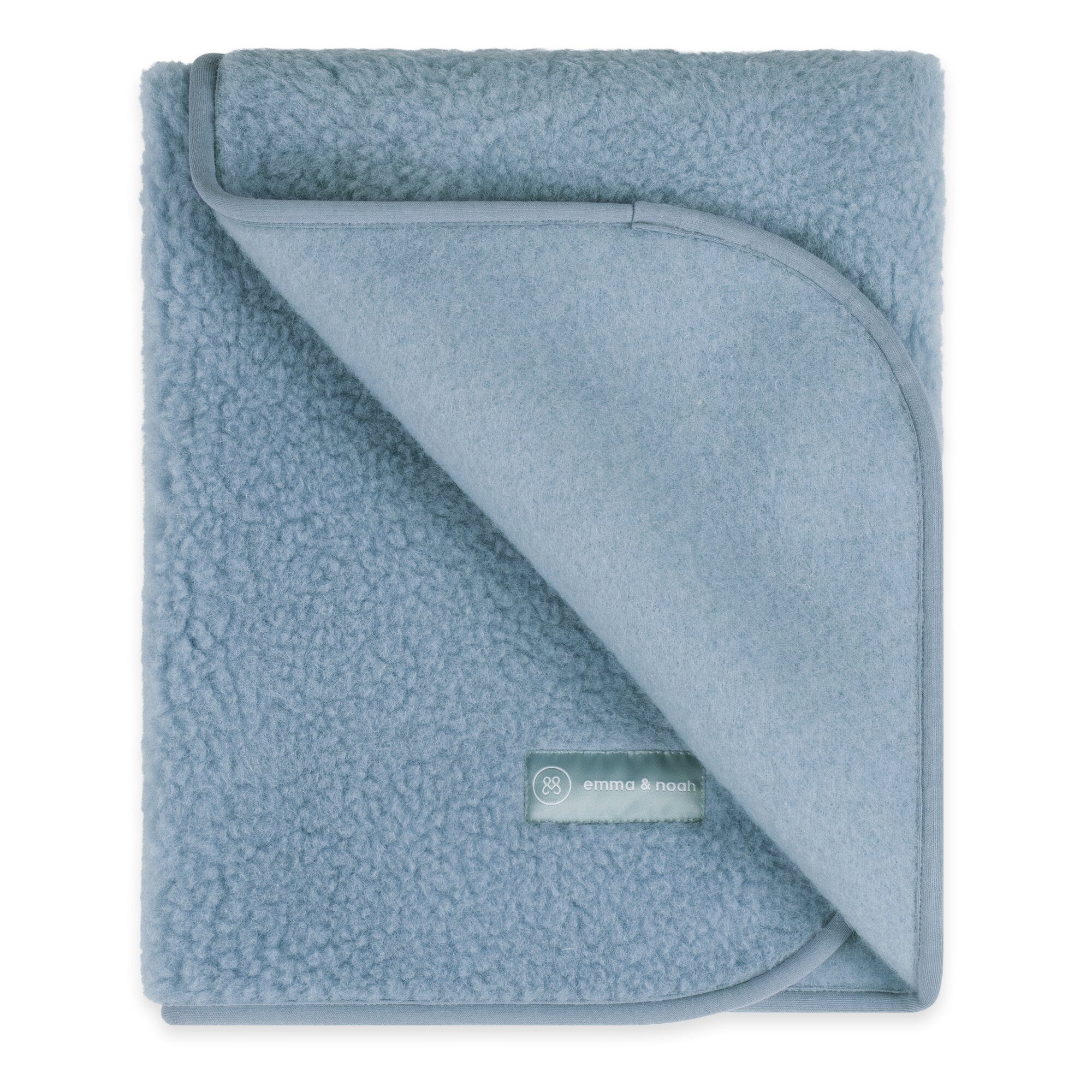 Babydecke aus Merinowolle | Essential Ice Blue