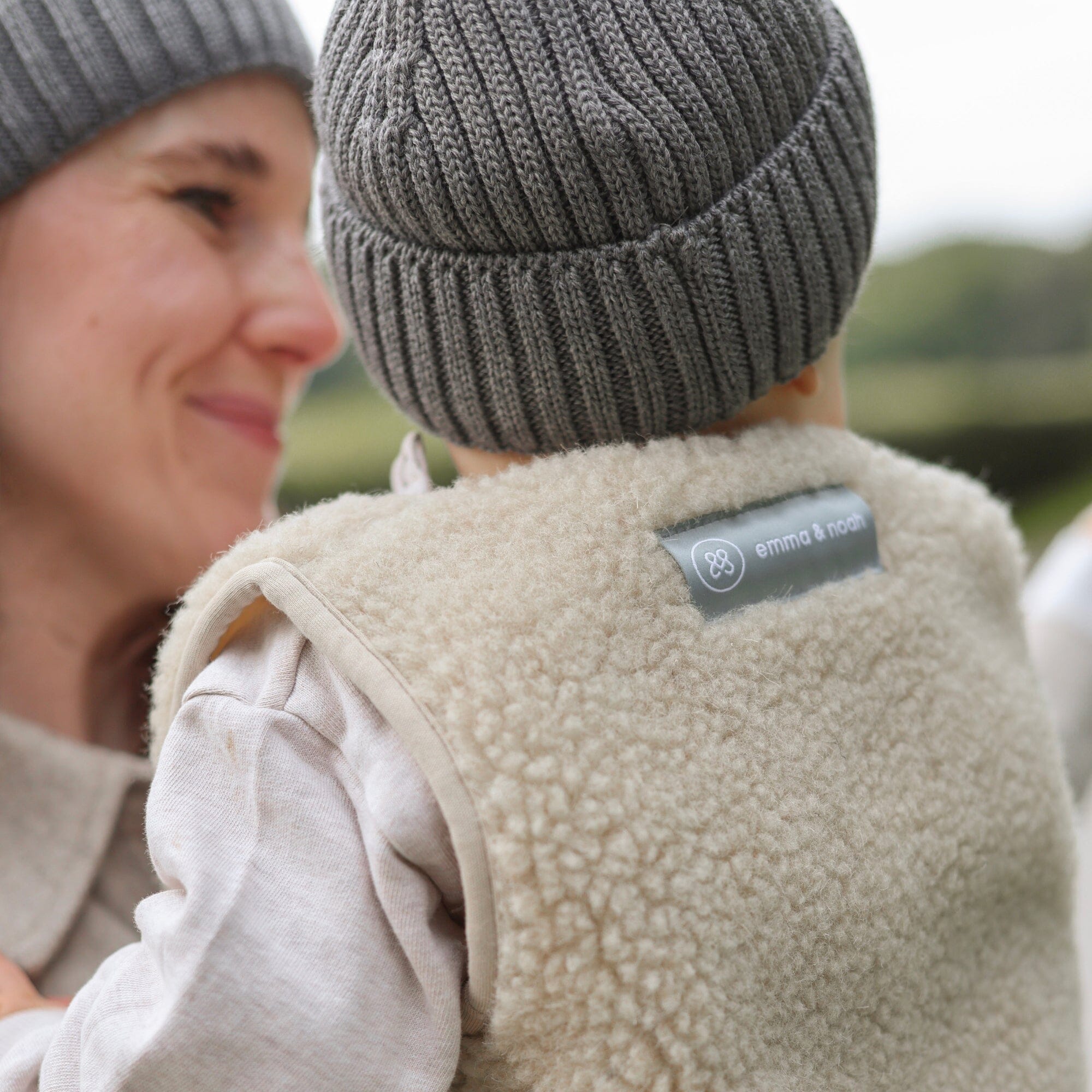 Merinowolle Weste für Babys | Essential Beige