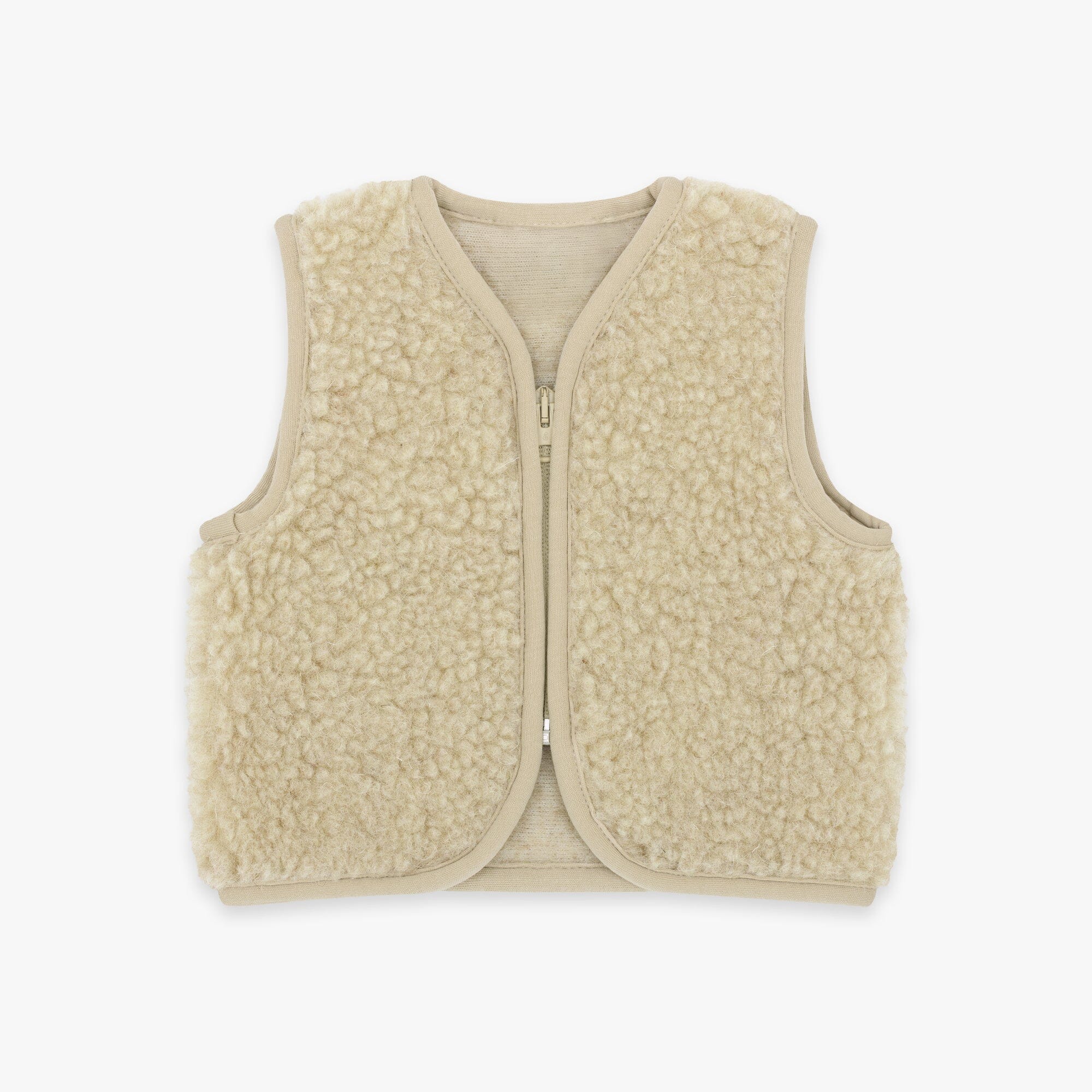 Merinowolle Weste für Babys | Essential Beige