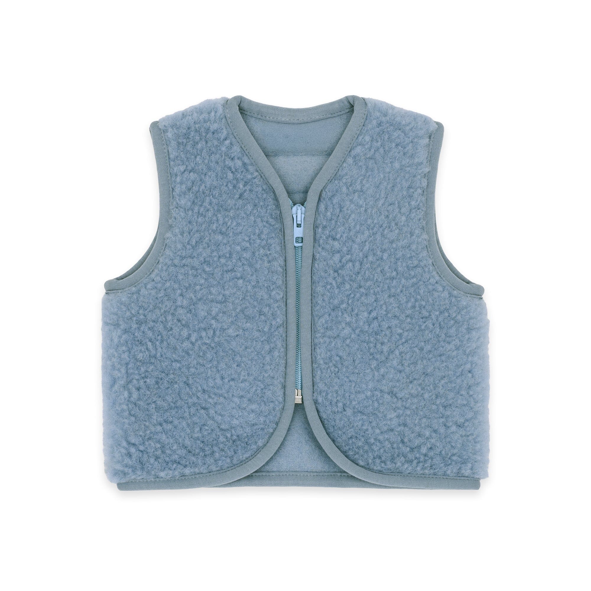 Merinowolle Weste für Babys | Essential Ice Blue