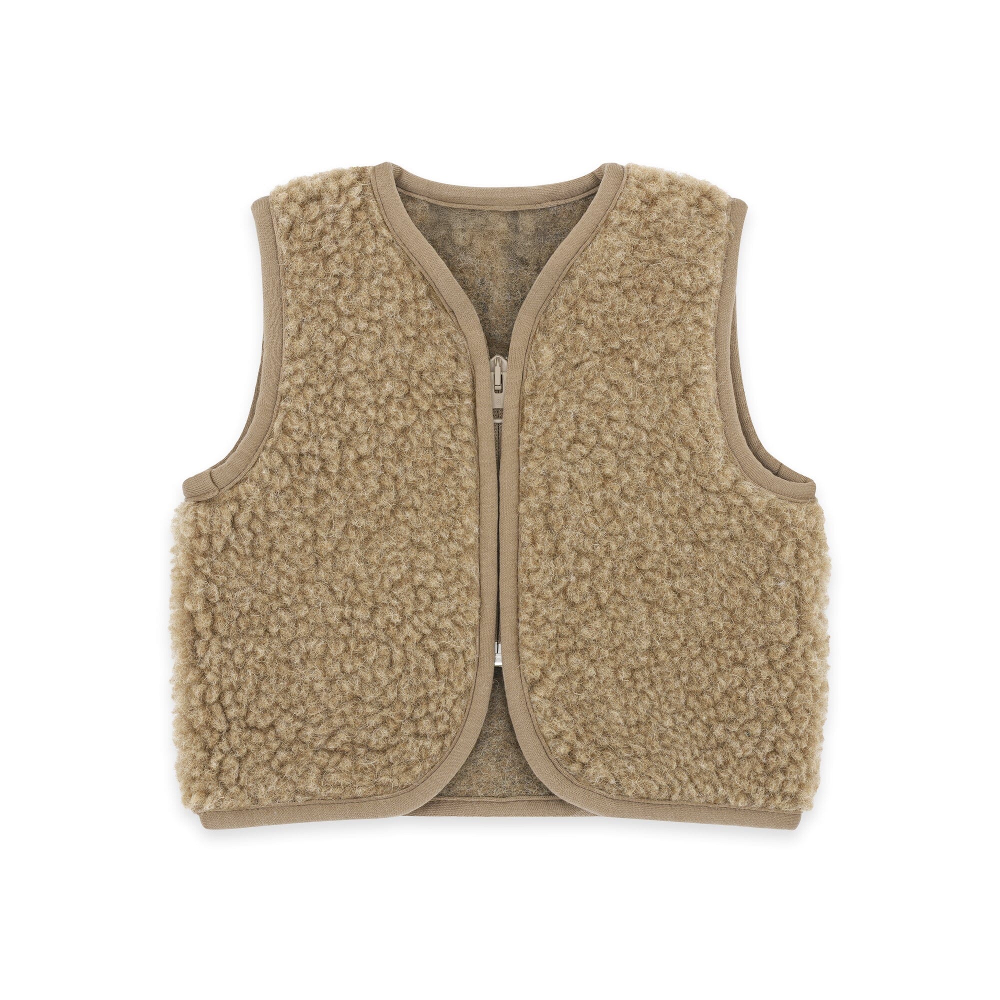 Merinowolle Weste für Babys | Essential Taupe