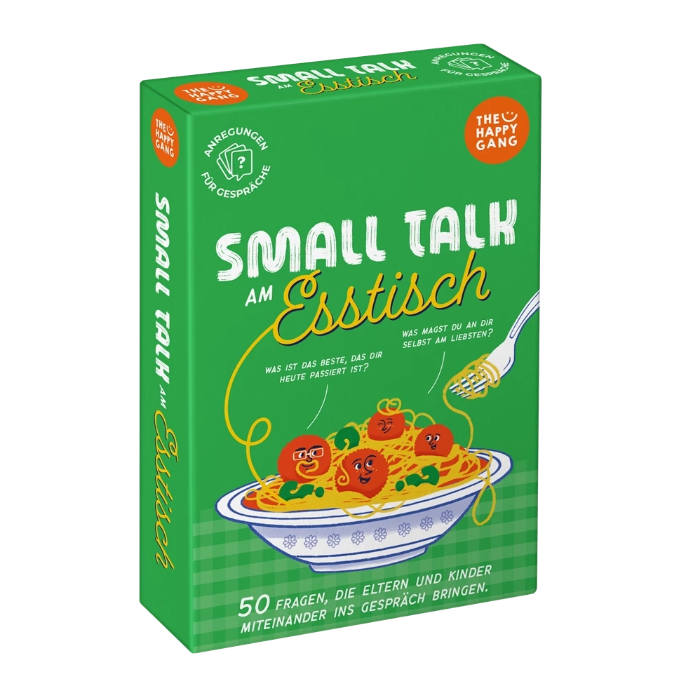 Gesprächskarten Smalltalk am Esstisch