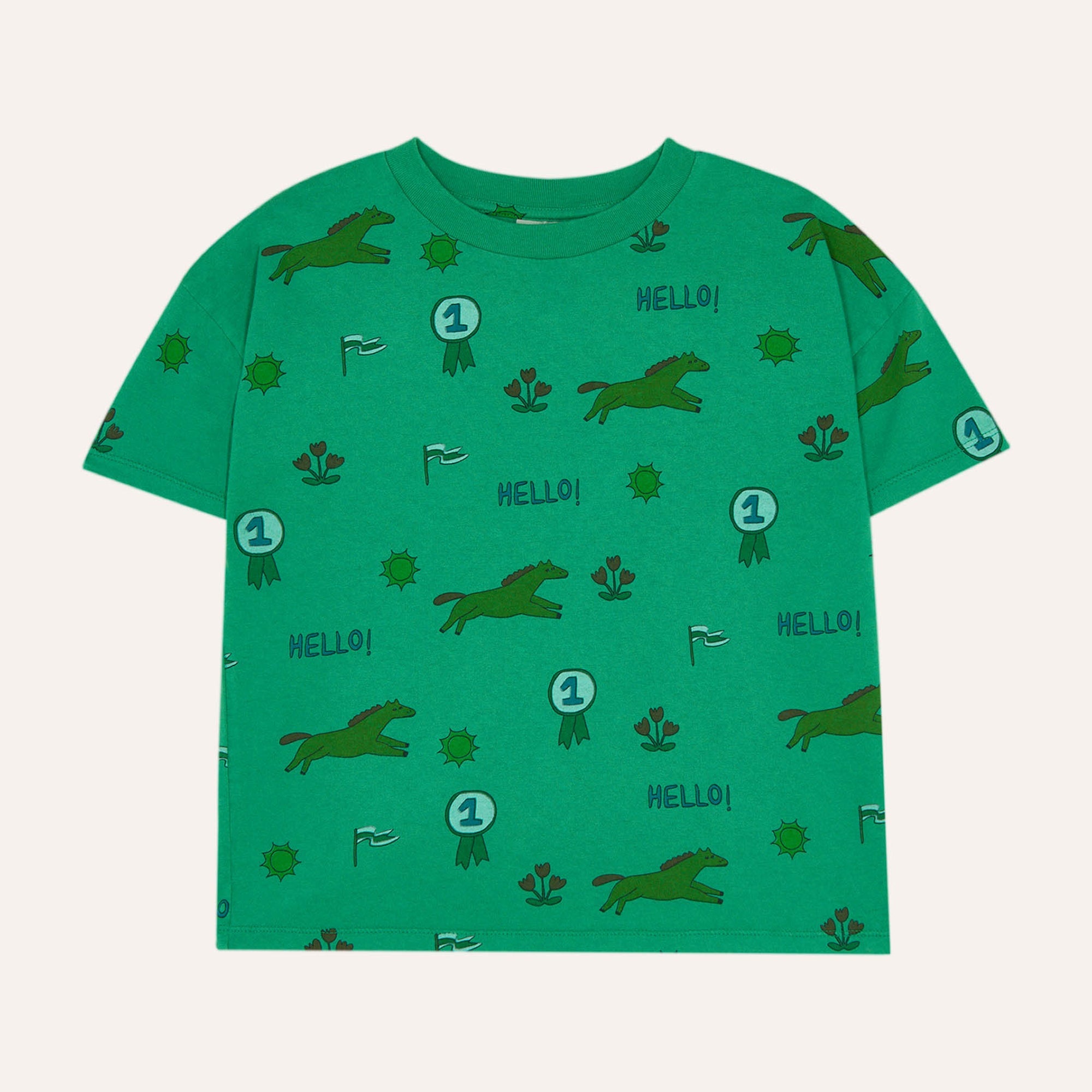 Horses All Over Oversized T-Shirt