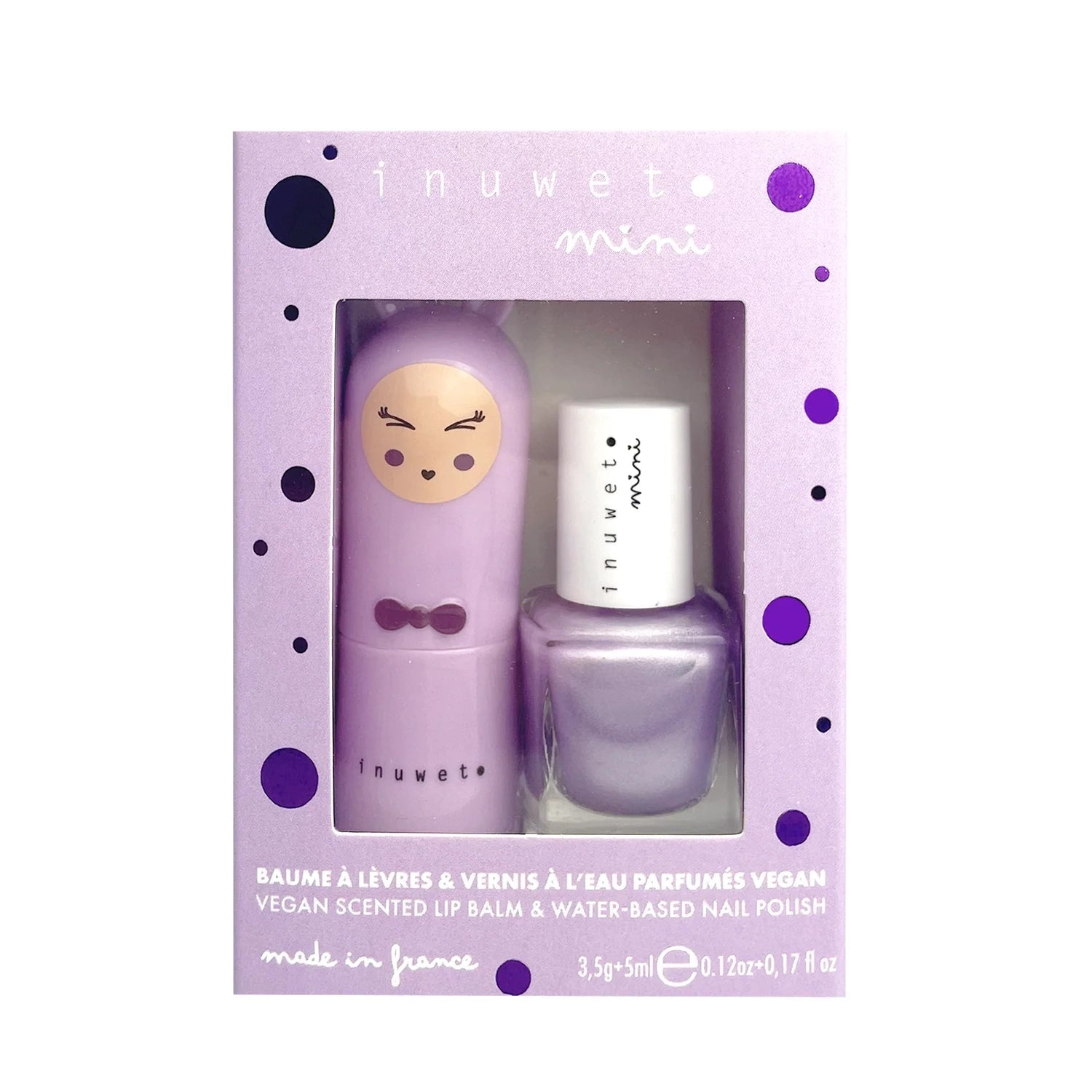 Lippenbalm & Nagellack Duo Mauve