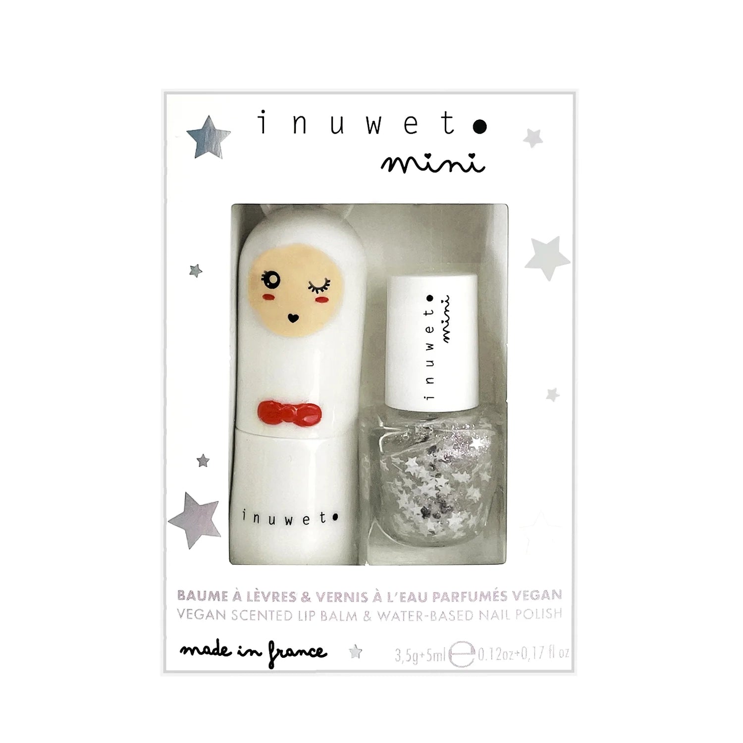 Lippenbalm & Nagellack Duo Blanc
