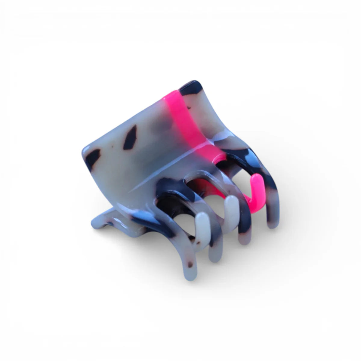 Haarklammer Leo/neonpink