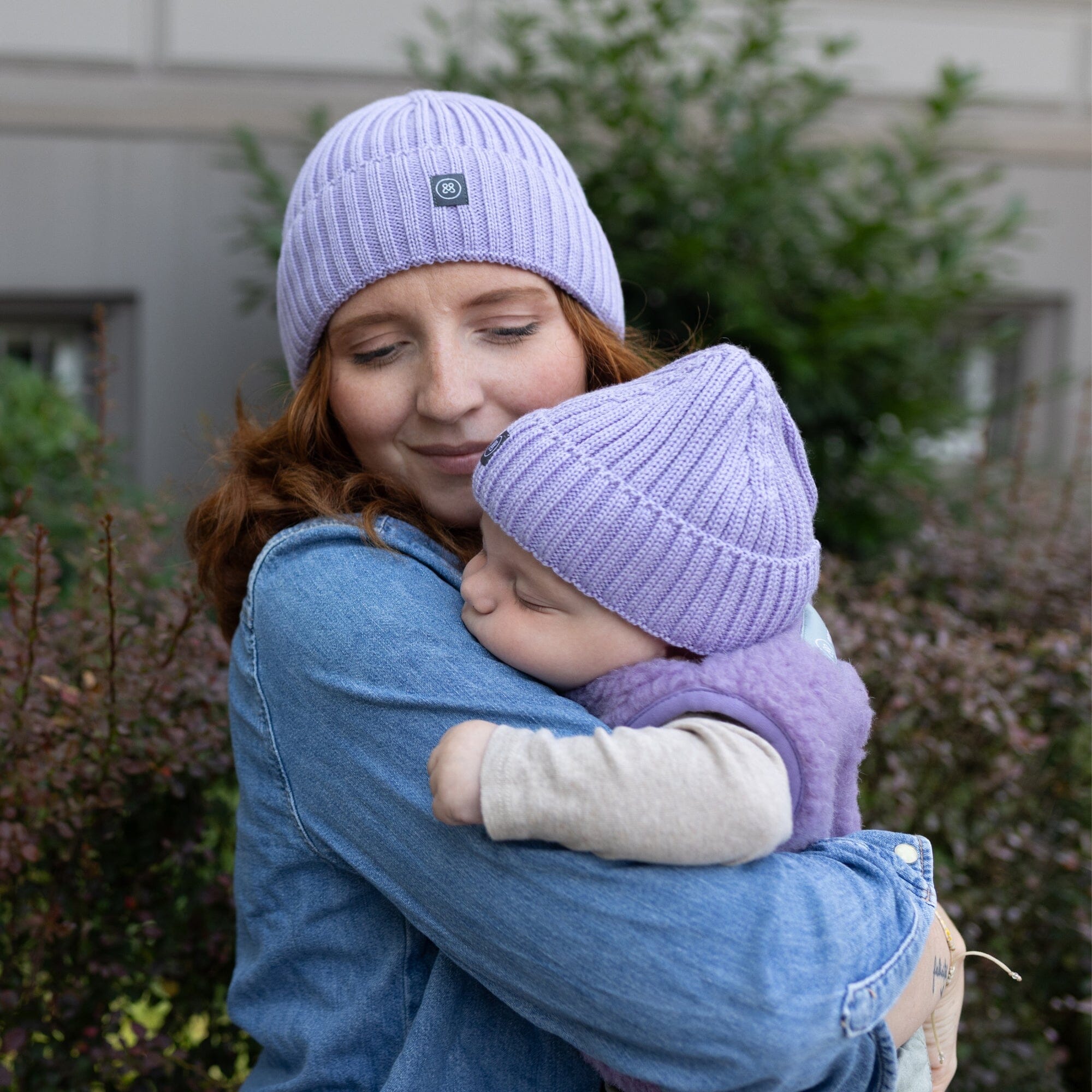 Babymütze aus Merinowolle  | Essential Lavendel