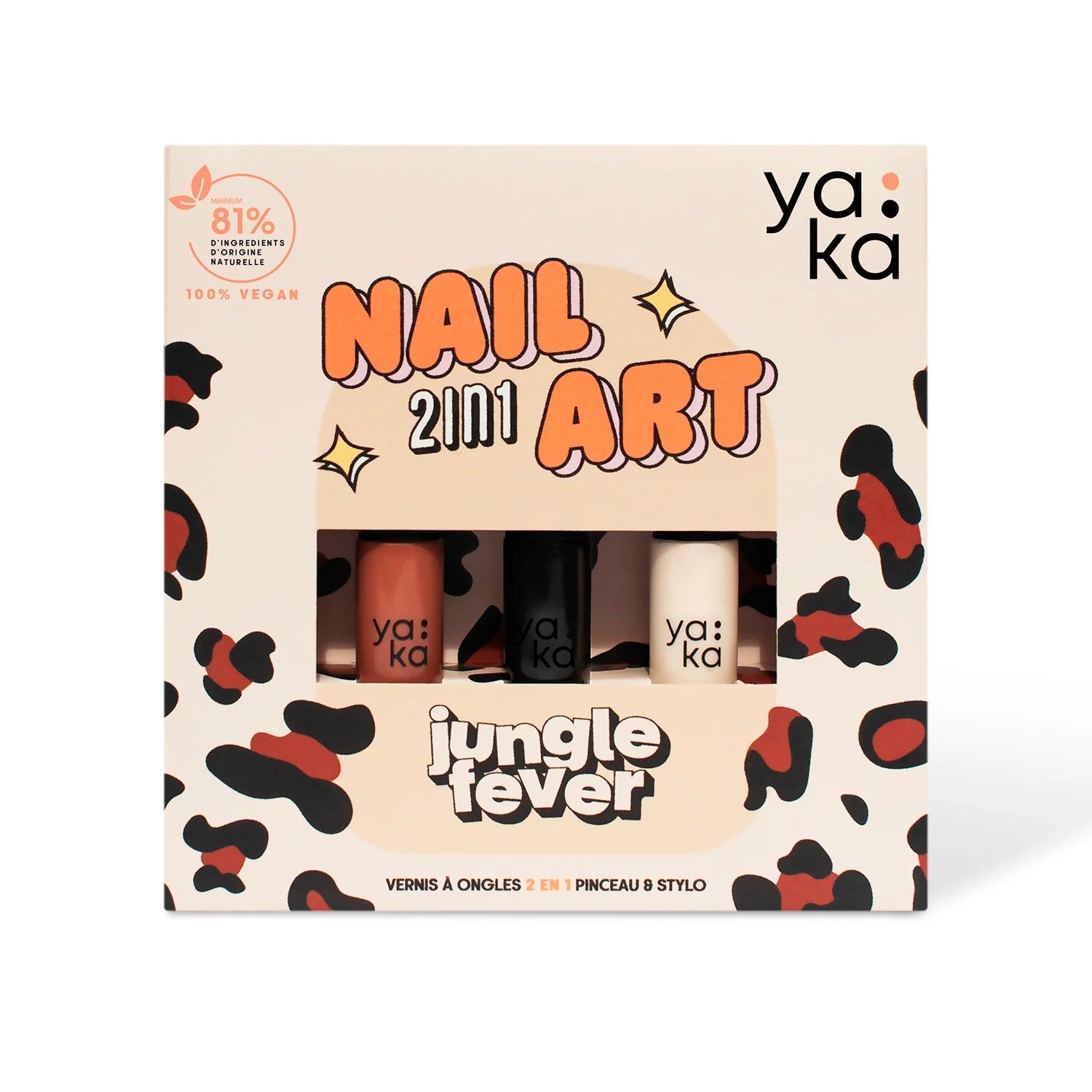 2-in-1-Nagellack-Set "Jungle Fever"