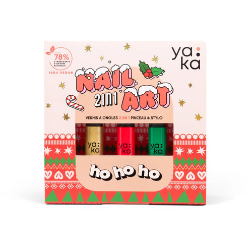 2-in-1-Nagellack-Set "Ho Ho Ho"