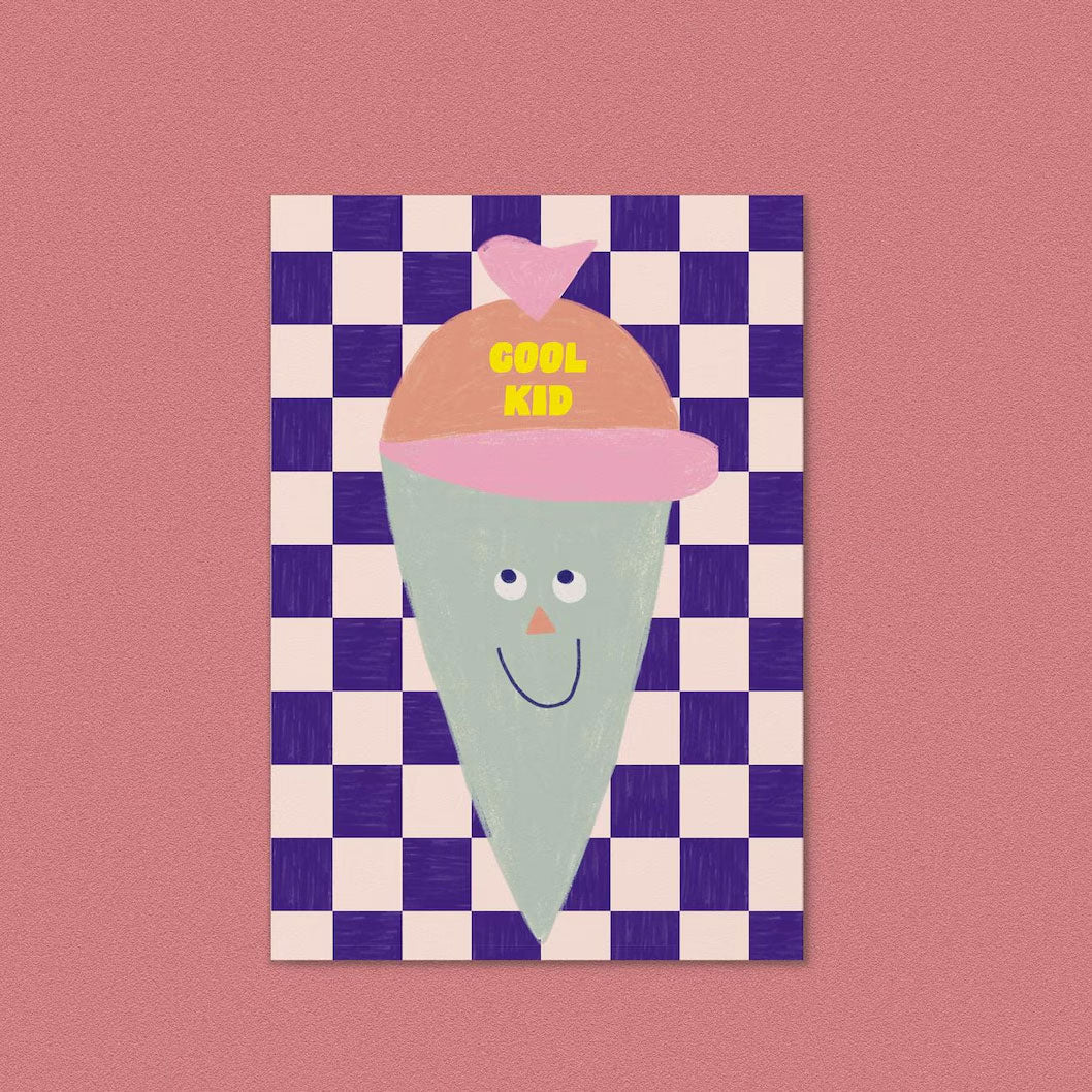 Postkarte "Cool Kid Schultüte"