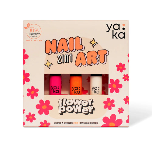 2-in-1-Nagellack-Set "Flower Power"