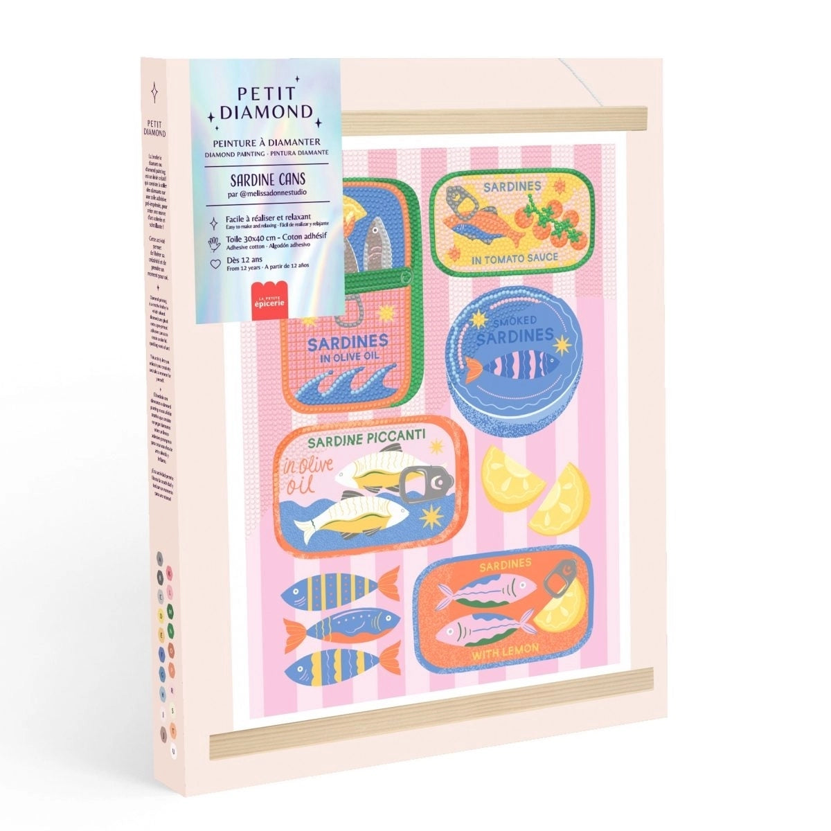 Diamond Painting Set "Sardinendosen"
