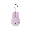 Flacher Miffy Eco Teddy Schlüsselanhänger Lavender