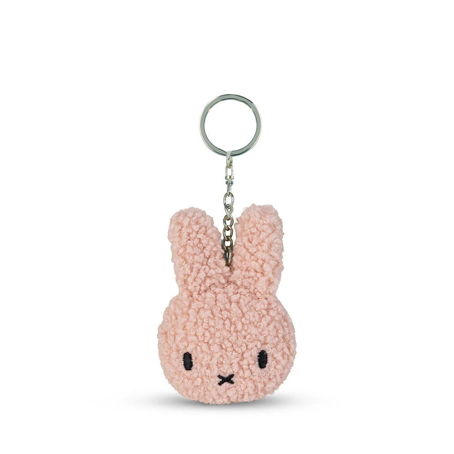 Flacher Miffy Eco Teddy Schlüsselanhänger Pink
