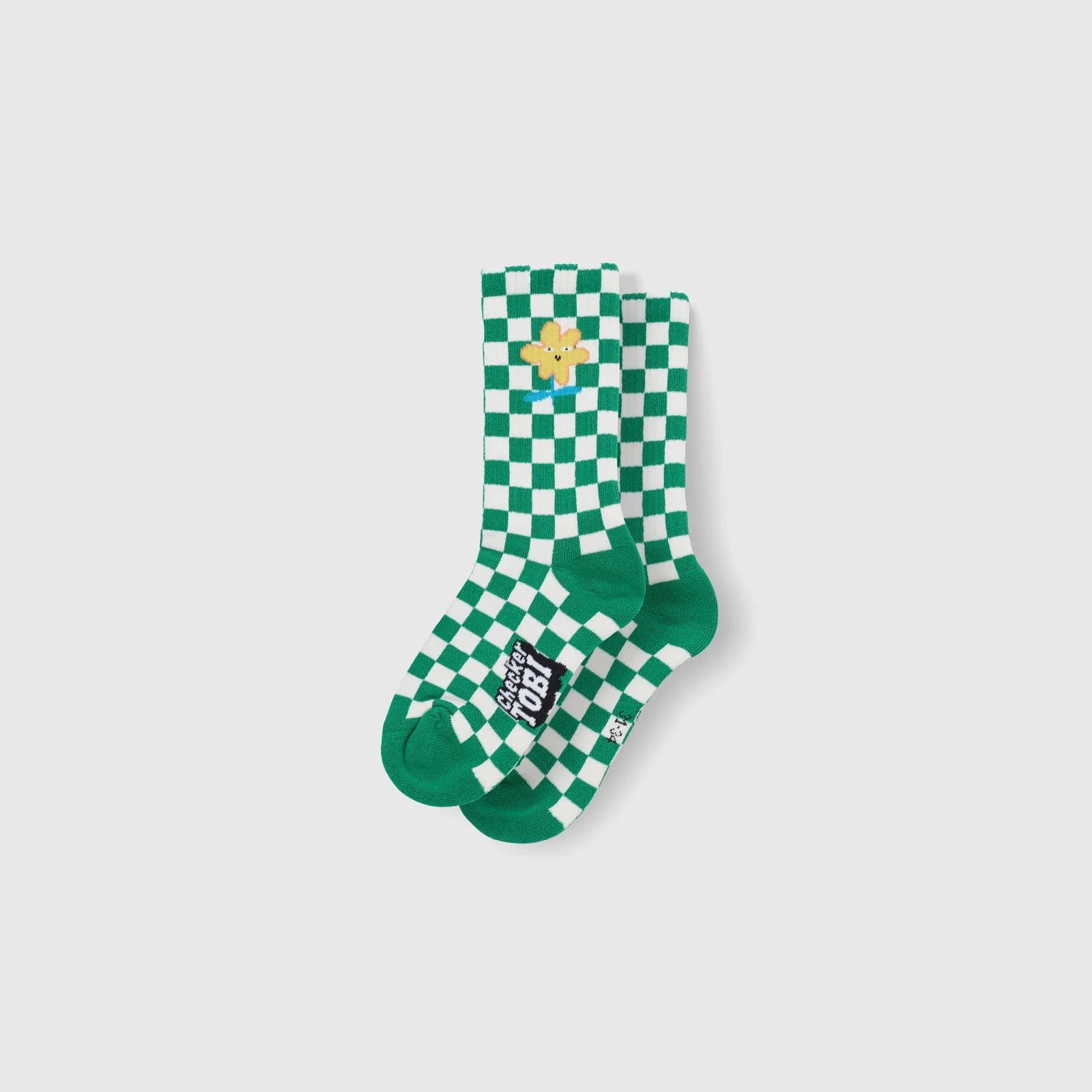 Checker Tobi BLUME Socken grün