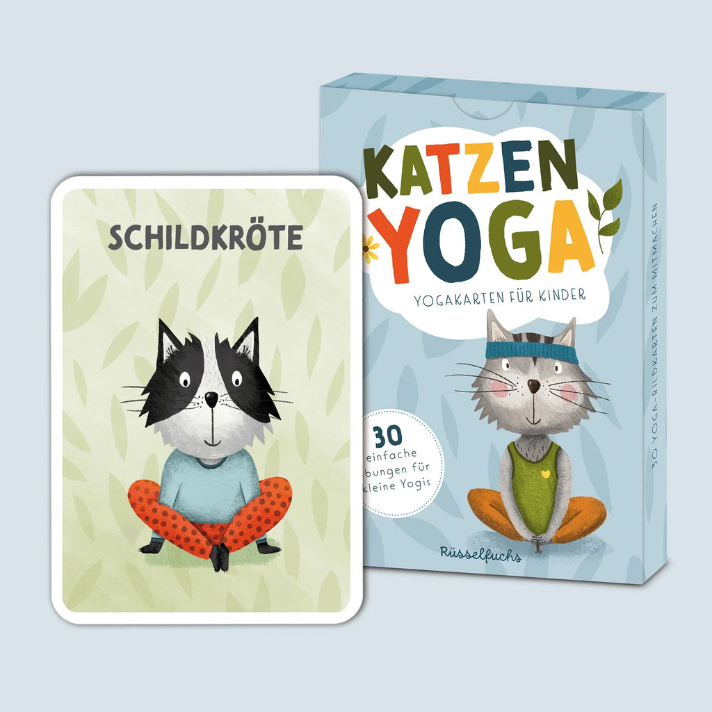 Kinderyoga Karten "Katzenyoga"