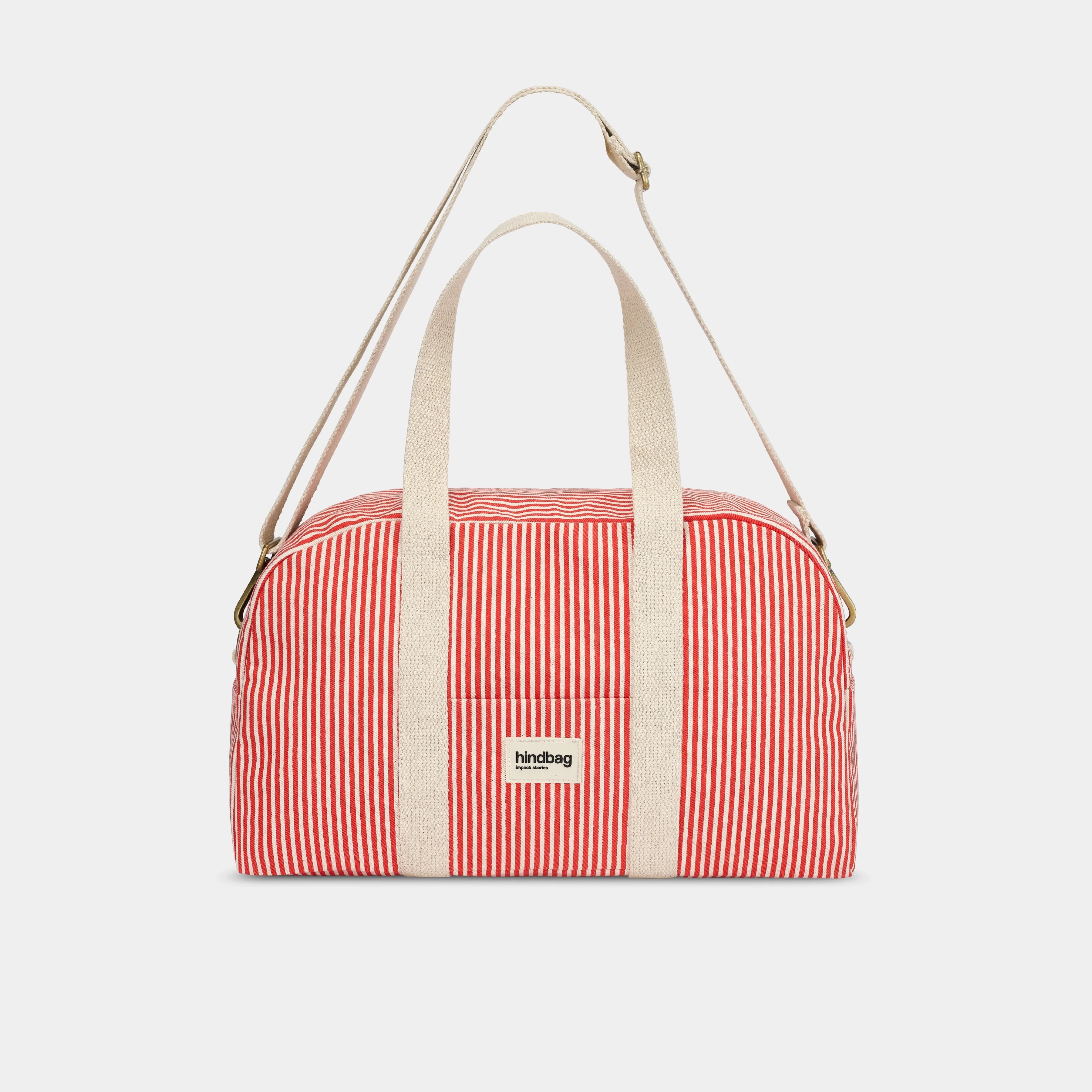 Bowling-Tasche Charlie Streifen Rot