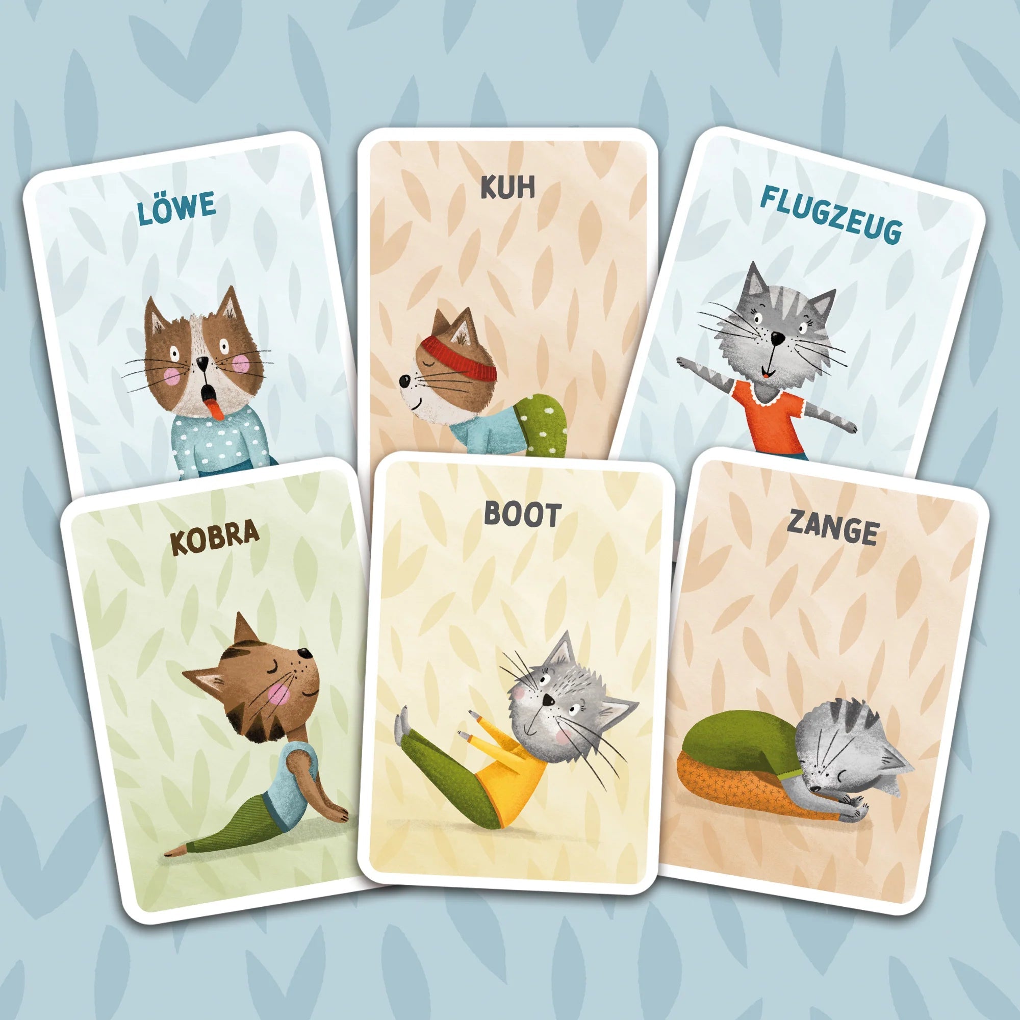 Kinderyoga Karten "Katzenyoga"