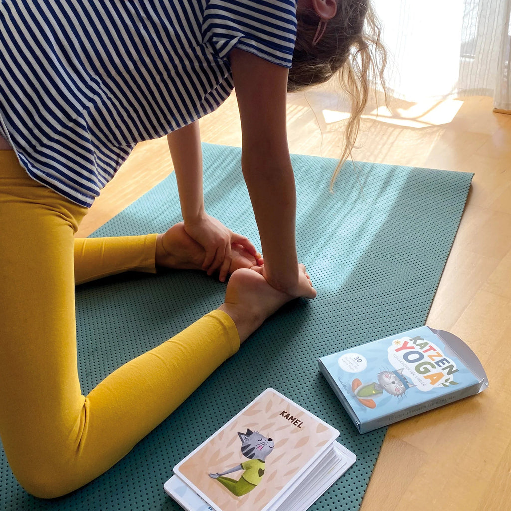 Kinderyoga Karten "Katzenyoga"