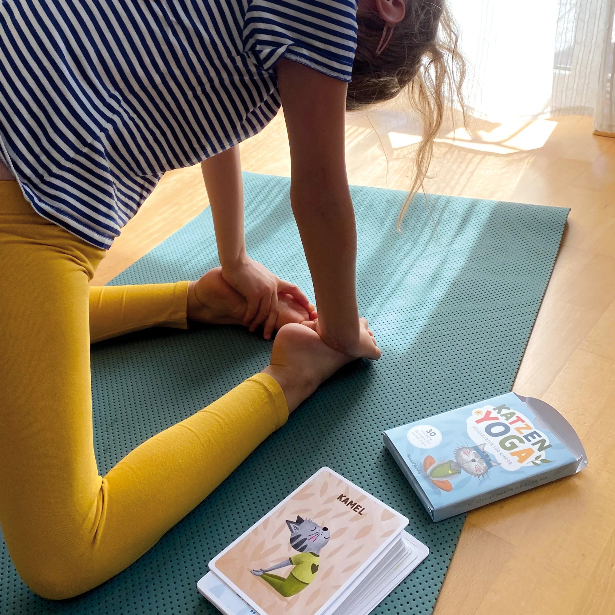 Kinderyoga Karten "Katzenyoga"
